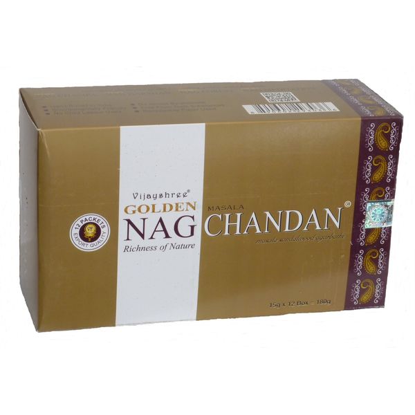 Golden Nag Chandan Masala Agarbathi Incense Sticks 180 grams