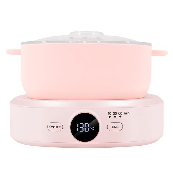 Professional Wax Heater Warmer for Hair Removal, Adjustable Precise Temperature, Digital Display and Timer Setting, Salon Quality Wax Pot Melter Machine for All Wax