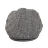 Jaxon & James Marl Tweed Flat Cap - Black Large