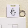 Azeeda 'snowman' Keyring Tape Measure/Spirit Level Tool (KM00031470)