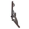 2 Cast Iron Deer Shelf Bracket Hook Corner Accent Brace Rustic 8.75 in x 6.5 in