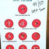 EZ2C Targets Style 17 (25 Count) Dot Torture Training Shooting Drill