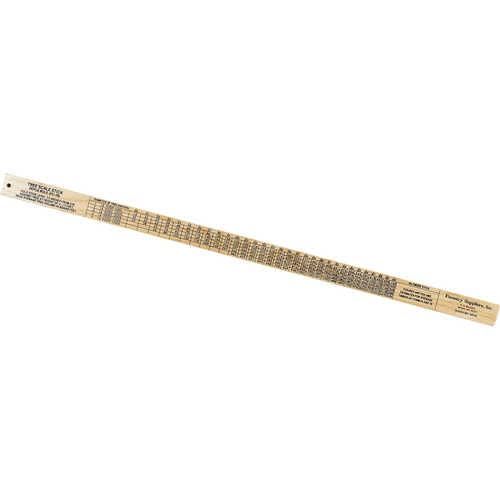 Forestry Suppliers Tree & Log Scale Stick | Scribner Scale | 10” to 40” by 1” Diameter Classes & Heights up to five 16’ Logs | Sturdy & Easy to Read | 31-1/2”L x 1-5/16”W