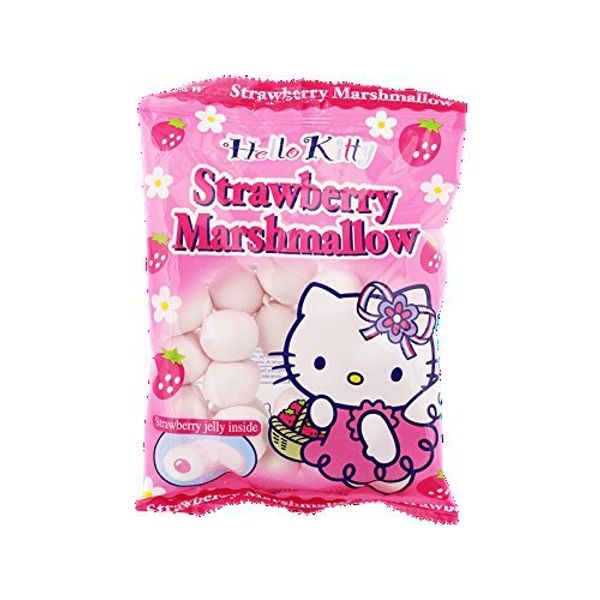 Hello Kitty Marshmallow - Strawberry Marshmallow Snacks Japanese Candy