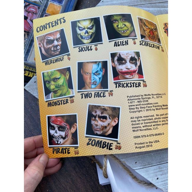 Monster Face Paint Kit