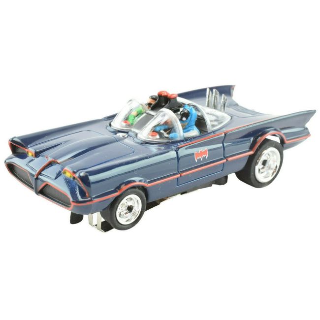 Auto World x Premium Hobbies Blue Comic Book 1966 Batman Batmobile HO Scale Slot Car CP7811