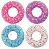 12 - Assorted 18" Sprinkle Donut Inflatable Pool Party Decoration Float Blow Up