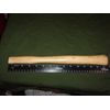 14 INCH BROWN SOLID WOOD TOOL REPLACEMENT HANDLE W/ 1 IN. RECTANGLE HEAD W/SLOT