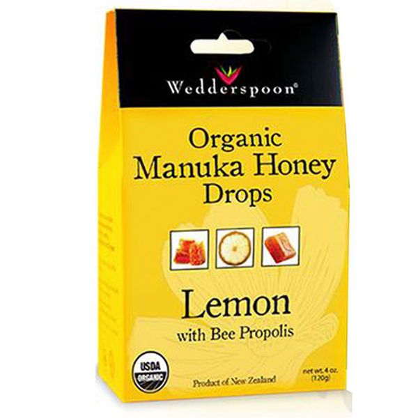 Manuka Honey Drop Lemon 4 OZ  by Wedderspoon