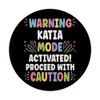 KATIA Personalized Name Funny Cute Custom KATIA Name PopSockets Adhesive PopGrip