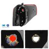 AKKON - Fits 2010-2013 Toyota 4Runner Limited / SR5 [Halogen Type] Chrome Red Tail Light Driver Left Side Replacement