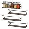 4 Metal Spice Racks Organizer for Kitchen