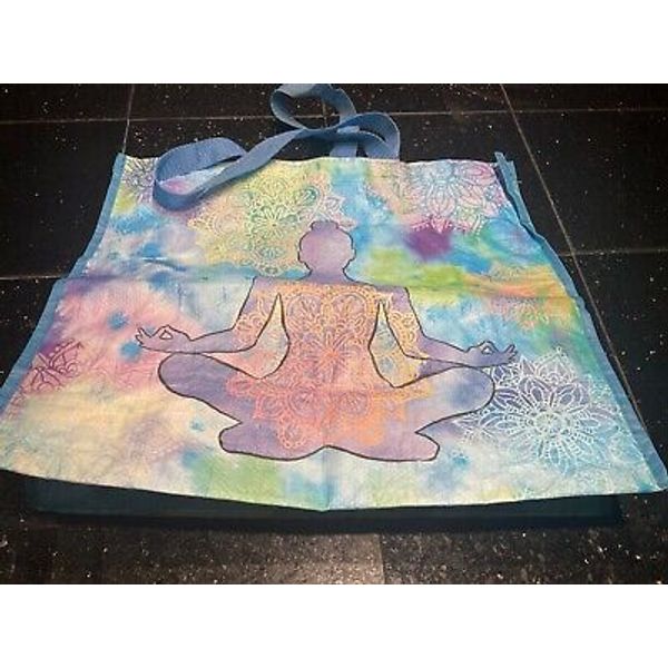 🌟HomeGoods Reusable Shopping Bag Tote OHM MEDITATION PEACE Medallions Lg Bag 🌟