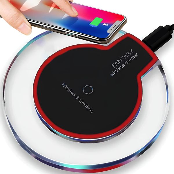 Retoo Ladestation Induktive Ladegerät Kabellos für Smartphones, Ladepad Kompatibel für Phone 12/11 PRO/X / 13, Watch, Qi Induktionsladegerät, Wireless Charger 5V 1A