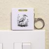 Azeeda 'Stork' Keyring Tape Measure/Spirit Level Tool (KM00031725)