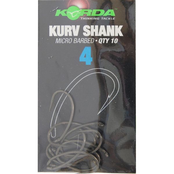 Korda Kurv Shank Hooks - Size 4