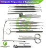 Dental Composite Preparation & Restoration Instruments Operative Dentistry Kit