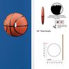 Off The Wall Plates - Basketball Decorative Acrylic Electrical Cover - Single Light Switch