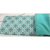 3 pc Microfiber Set:1 Drying Mat (15"x20"),1 Towel & 1 Dishcloth,AQUA & GREY,CK