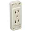 Toshiba Lighting & Tec SL Exposed Outlet SL Rectangular Double Outlet DC1292