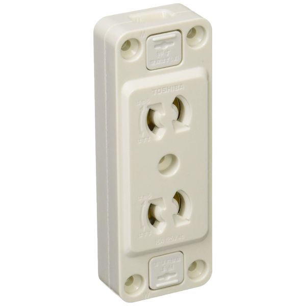 Toshiba Lighting & Tec SL Exposed Outlet SL Rectangular Double Outlet DC1292