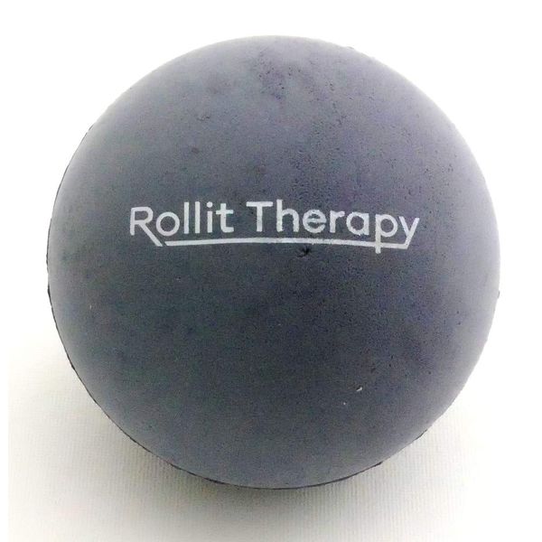 A 3.5" (Magnus) Rollit Therapy Soft Rubber Massage Ball