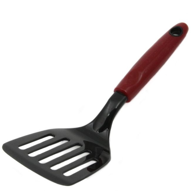 Chef Craft Select Nylon Short Turner/Spatula, 10.5 inch, Red