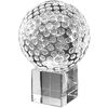 Amlong Crystal 2.3" Diameter Golf Ball with Crystal Stand