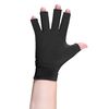 OTC Resting Splint Glove, 5 Finger Semi-Rigid Splints, Open Tips, Black, Right Hand, Small