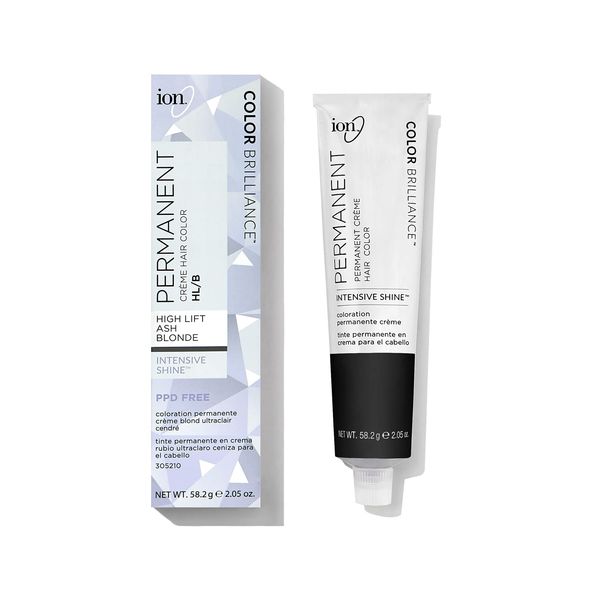 Ion HL-B Hi Lift Ash Blonde Permanent Creme Hair Color HL-B Hi Lift Ash Blonde