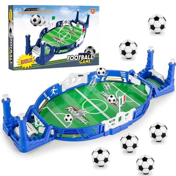 Pipihome Football Games, Football Gifts for Boys, Table Football Game with 6 Mini Football, Football Board Game Boys Football Gifts, Football Table Football Toys for Kids and Adults