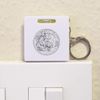 Azeeda 'Dragon Emblem' Keyring Tape Measure/Spirit Level Tool (KM00037116)