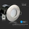 V-TAC VT-702 GU10 Shower Fire Rated Downlight Fitting IP65-Chrome