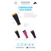 Horizon Performance Compression Calf Sleeve (Black/Orange, Medium)