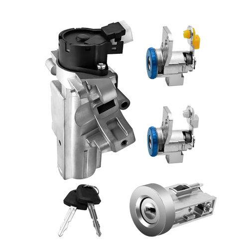 Ignition Lock Cylinder Switch Kit Fit for Chevrolet Colorado GMC Canyon 2004-2012 Hummer H3 2006-2010 Some Models Replace 15795321 19121155 89022371, Housing & 2 Door Lock Cylinder & 2 Keys