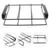 Hemoton Stainless Steel Kitchen Storage Rack, Black, 20 in