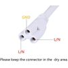 3PCS 5FT POWER CABLE With Switch For T8 T5 Integrated LED Tube Light Replacement