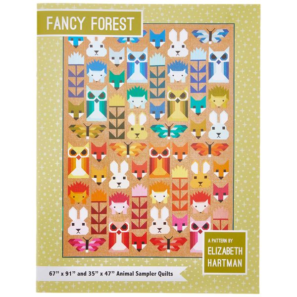 Elizabeth Hartman EH Fancy Forest Ptrn, Cotton, Multicolor, Crib