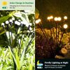 4PCS 8Pack Solar Firefly 64LED Lights Garden Solar Lights for Outside Waterproof