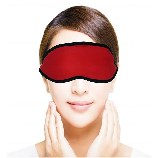 Microwavable Eye Mask Reusable Thermal Eye Compress Pad Hot Cold Treatment Natural Flaxseed Filling Relief from Dry Eyes Migraines Soothes Hangover