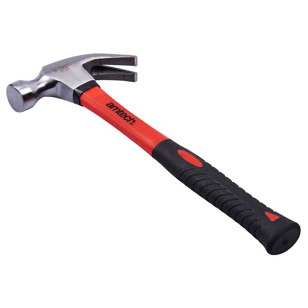 Amtech A0240 8oz (225g) Claw Hammer with fibreglass Shaft