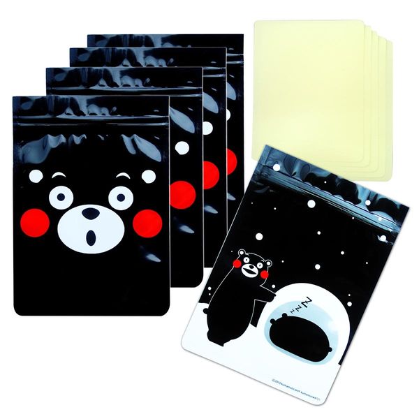 Kumamon F-38-5 Disposable Warmer Hibernation Pouch, For Stick-on Type (Set of 5)