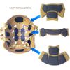 ACH Airsoft Tactical Helmet Padding Kit Universal Replacement Insert Set for Fast ACH Fast MICH IBH PASGT Airsoft Helmets