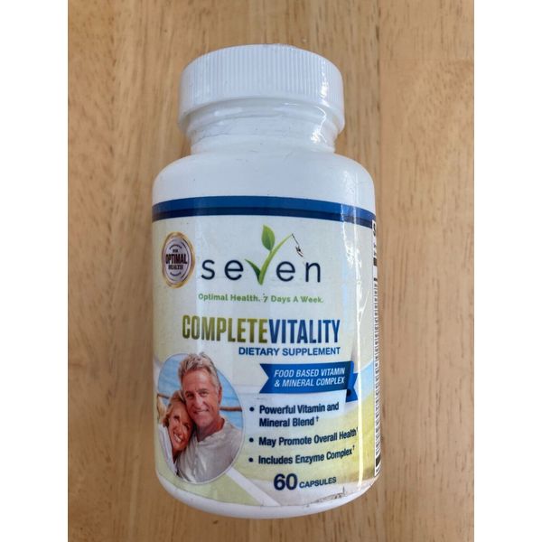 Seven Nutrition CompleteVitality 60 Capsules Food Based Multivitamin Blend