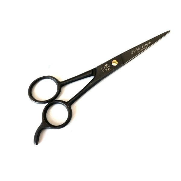 Barber Hair Cutting Scissors Shears 6.5" Full Black Stainless