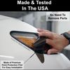 BOGAR TECH DESIGNS Full Headlight Head Light Tint Kit Compatible with Dodge Charger 2011-2014, Light Smoke