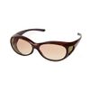 UV Blue Light Reduction, Overhide, Women's, Light Brown, Women's Size, Sunglasses, Hangs Over Glasses, Light Color, UV Protection, Cataractic, Aging Epic Degeneration, Prevention