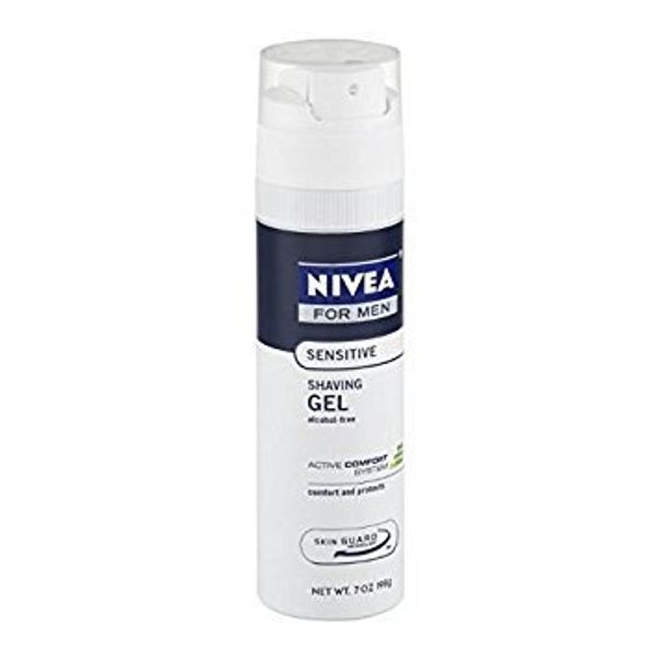 Nivea for Men Sensitive Shaving Gel, 7 oz