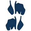 playvital Premium Grip for ps5 Wireless Controller, Split Design Anti-Skid Soft Hexagonal Diamond Textures Sweat-Absorbent Handle Grips Protector for ps5 Controller – Klein Blue