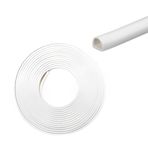 East Leaf Gap Tape, Door Stop Seal, Sliding Door, Window, Cushion, Tape, Gasketing, Energy Saving, Air Conditioning, Increases Efficiency, Pollen Prevention, Dust, Insect Intrusion, Soundproofing, Shock Absorption, Silicone, Total Length 2.4 ft (6 m), Wid